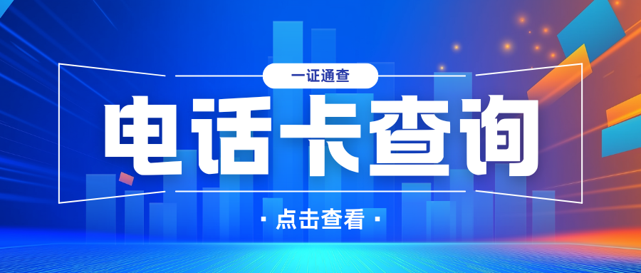 使用“一证通查”查询名下所有运营商电话卡-老会博客